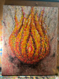 R3 Original: Flame On / Lit. Art. Series / 16 x 20