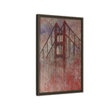 San Francisco Heights Framed Canvas Print