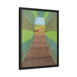Beyond the Path Framed Matte Canvas