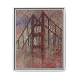 San Francisco Heights Matte Framed Canvas