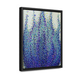 Purple Lit Gallery Shadowbox Canvas