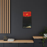 Red Mountain Framed Canvas Art