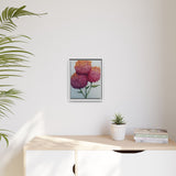 Carnation Flowers Framed Canvas