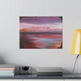 A Blended Evening Abstract Art Canvas Print