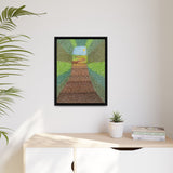 Beyond the Path Framed Matte Canvas