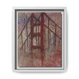 San Francisco Heights Framed Canvas Print