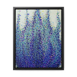 Purple Lit Gallery Shadowbox Canvas