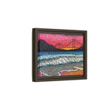 Ocean Beach Deluxe Framed Canvas Print