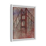 San Francisco Heights Framed Canvas Print