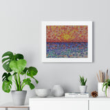 Criss Criss Horizon Framed Print