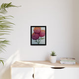 Carnation Flowers Framed Canvas
