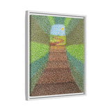 Beyond the Path Framed Matte Canvas
