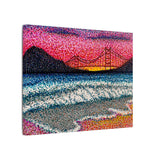 Ocean Beach Matte Canvas Print