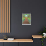 Beyond the Path Framed Matte Canvas