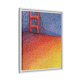Sunny Side Bridge Matte Framed Canvas