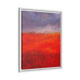 The Red Hill Matte Framed Canvas