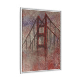San Francisco Heights Framed Canvas Print