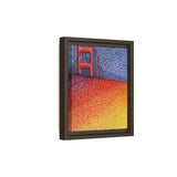 Sunny Side Bridge Matte Framed Canvas