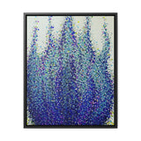 Purple Lit Gallery Shadowbox Canvas