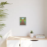 Beyond the Path Framed Matte Canvas