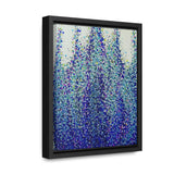 Purple Lit Gallery Shadowbox Canvas