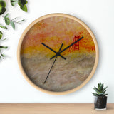 Golden Gate Wall Clock — Golden Gate Bridge Art Clock