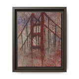 San Francisco Heights Framed Canvas Print
