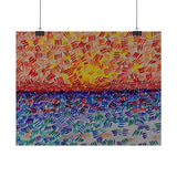 Criss Cross Horizon Poster