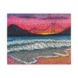 Ocean Beach Matte Canvas Print