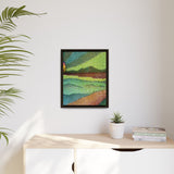 A Path Beyond Framed Matte Canvas