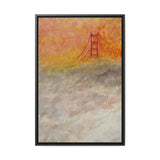 Tipping Points SF - Shadowbox Canvas Art Print