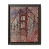 San Francisco Heights Framed Canvas Print