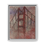 San Francisco Heights Framed Canvas Print