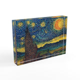 Starry Night in Dots Photo Block