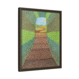Beyond the Path Framed Matte Canvas
