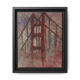 San Francisco Heights Framed Canvas Print