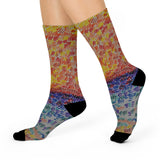 Criss-Cross Cushioned Socks
