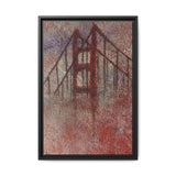 San Francisco Heights Framed Canvas Print