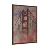 San Francisco Heights Framed Canvas Print