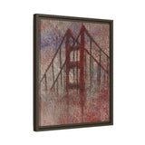 San Francisco Heights Matte Framed Canvas