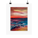 Rise OR Set? - Matte Art Print