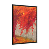 Autumn Blaze Framed Canvas Print