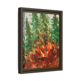 Camp Fire Canvas Print