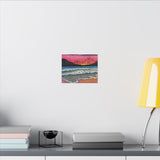 Ocean Beach Matte Canvas Print