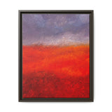 The Red Hill Matte Framed Canvas