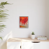 Autumn Blaze Framed Canvas Print