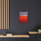 The Red Hill Matte Framed Canvas