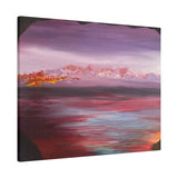 A Blended Evening Abstract Art Canvas Print