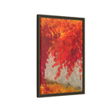 Autumn Blaze Framed Canvas Print