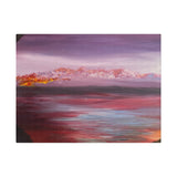 A Blended Evening Abstract Art Canvas Print